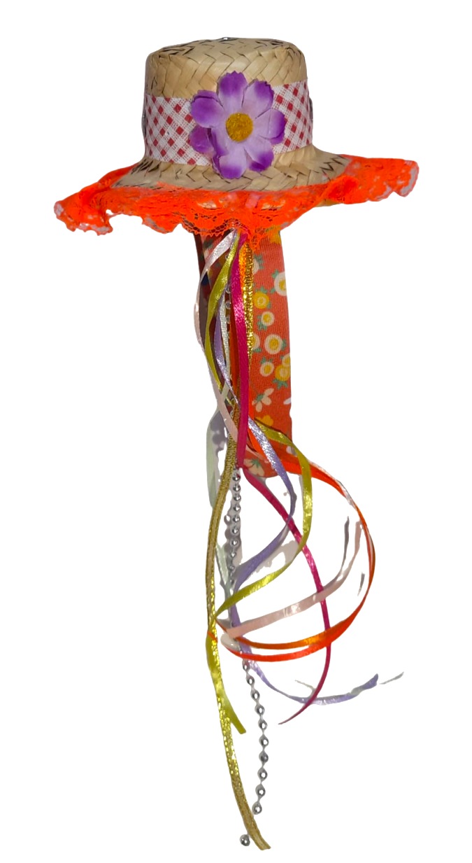 TIARA JUNINA C/CHAPEU PALHA M